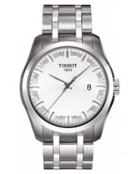Tissot Couturier  Quartz Men's Watch, Stainless Steel, White Dial, T035.410.11.031.00