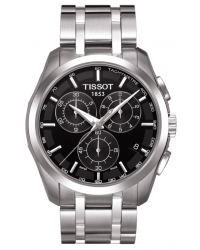 Tissot Couturier  Chronograph Quartz Men's Watch, Stainless Steel, Black Dial, T035.617.11.051.00