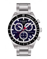 Tissot PRS516  Chronograph Quartz Men's Watch, Stainless Steel, Black Dial, T044.417.21.041.00