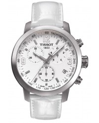 Tissot PRC200  Quartz Men's Watch, Stainless Steel, White Dial, T055.417.16.017.00