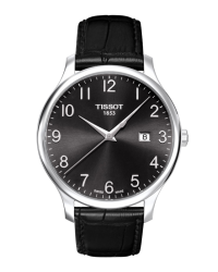 Tissot T-Classic Tradition  Quartz Men's Watch, Stainless Steel, Black Dial, T063.610.16.052.00