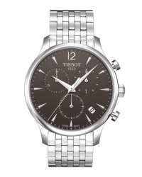 Tissot T-Classic Tradition  Quartz Men's Watch, Stainless Steel, Grey Dial, T063.617.11.067.00