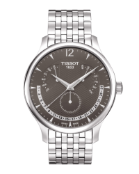 Tissot T-Classic Tradition  Quartz Men's Watch, Stainless Steel, Grey Dial, T063.637.11.067.00