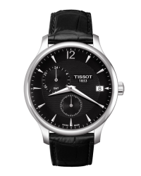 Tissot T-Classic Tradition  Quartz Men's Watch, Stainless Steel, Black Dial, T063.639.16.057.00
