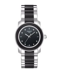 Tissot Cera  Quartz Women's Watch, Stainless Steel, Black Dial, T064.210.22.056.00