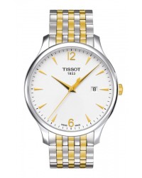 Tissot T-Classic Tradition  Quartz Men's Watch, Stainless Steel, White Dial, T063.610.22.037.00
