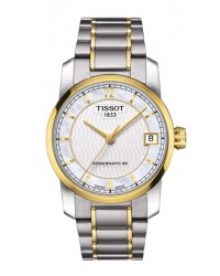 Tissot Titanium Lady  Automatic Women's Watch, Titanium, White Mother Of Pearl Dial, T087.207.55.117.00