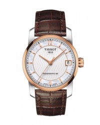 Tissot Titanium Lady  Automatic Women's Watch, Titanium, White Mother Of Pearl Dial, T087.207.56.117.00