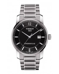 Tissot Titanium  Automatic Men's Watch, Titanium, Black Dial, T087.407.44.057.00
