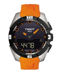 Tissot T Touch  Chronograph LCD Display Quartz Men's Watch, Titanium, Black Dial, T091.420.47.051.01