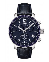 Tissot Quickster  Chronograph Quartz Men's Watch, Stainless Steel, Blue Dial, T095.417.16.047.00