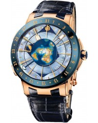 Ulysse Nardin Exceptional  Automatic Men's Watch, Ceramic & Gold, Blue Dial, 1062-113