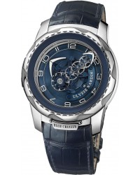 Ulysse Nardin Exceptional  Automatic Men's Watch, 18K White Gold, Blue Dial, 2050-131/03