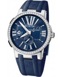 Ulysse Nardin Nifty / Functional  Automatic Men's Watch, Stainless Steel, Blue Dial, 243-00B-3/43