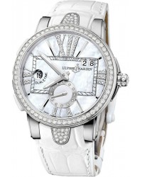 Ulysse Nardin Nifty / Functional  Automatic Women's Watch, Stainless Steel, Mother Of Pearl & Diamonds Dial, 243-10B/391