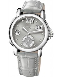 Ulysse Nardin Nifty / Functional  Automatic Women's Watch, Stainless Steel, Grey & Diamonds Dial, 243-22/30-02