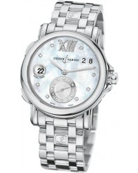 Ulysse Nardin Nifty / Functional  Automatic Women's Watch, Stainless Steel, Mother Of Pearl & Diamonds Dial, 243-22-7/391