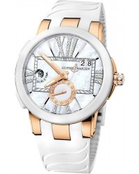 Ulysse Nardin Nifty / Functional  Automatic Women's Watch, 18K Rose Gold, Mother Of Pearl & Diamonds Dial, 246-10-3/391