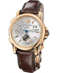 Ulysse Nardin Nifty / Functional  Automatic Men's Watch, 18K Rose Gold, Silver Dial, 246-55/31