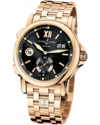 Ulysse Nardin Nifty / Functional  Automatic Men's Watch, 18K Rose Gold, Black Dial, 246-55-8/32
