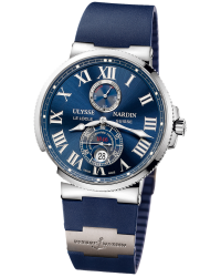 Ulysse Nardin Marine Chronometer  Automatic Men's Watch, Stainless Steel, Blue Dial, 263-67-3/43