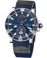 Ulysse Nardin Maxi Marine Diver  Automatic Men's Watch, Titanium & Stainless Steel, Blue Dial, 263-90-3C/93