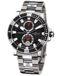Ulysse Nardin Maxi Marine Diver  Automatic Men's Watch, Titanium & Stainless Steel, Black Dial, 263-90-7M/72