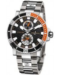 Ulysse Nardin Maxi Marine Diver  Automatic Men's Watch, Titanium & Stainless Steel, Black Dial, 263-90-7M/92