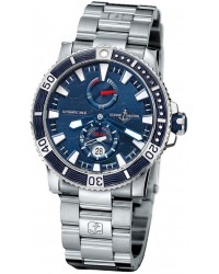 Ulysse Nardin Maxi Marine Diver  Automatic Men's Watch, Titanium & Stainless Steel, Blue Dial, 263-91LE-7M