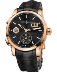 Ulysse Nardin Nifty / Functional  Automatic Men's Watch, 18K Rose Gold, Black Dial, 3346-126/92