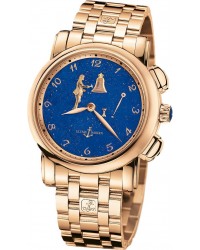 Ulysse Nardin Exceptional  Automatic Men's Watch, 18K Rose Gold, Blue Dial, 6106-103-8/E3
