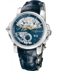 Ulysse Nardin Nifty / Functional  Automatic Men's Watch, 18K White Gold, Blue Dial, 670-88/213