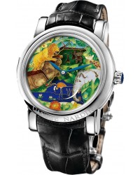 Ulysse Nardin Exceptional  Automatic Men's Watch, Platinum, Enamel Custom Dial, 729-61