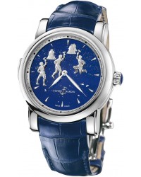 Ulysse Nardin Exceptional  Automatic Men's Watch, Platinum, Blue Dial, 739-61/E3