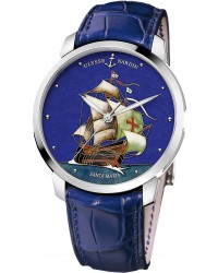 Ulysse Nardin Classical  Automatic Men's Watch, 18K White Gold, Custom Dial, 8150-111-2/SM