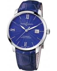 Ulysse Nardin Classical  Automatic Men's Watch, Stainless Steel, Blue Dial, 8153-111-2/E3