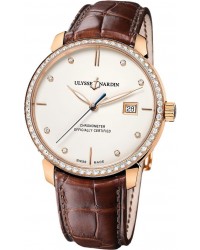 Ulysse Nardin Classical  Automatic Men's Watch, 18K Rose Gold, Ivory Dial, 8156-111B-2/991