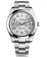 Rolex Oyster Perpetual  Automatic Men's Watch, Stainless Steel, Rhodium Dial, 116300-RHODIUM