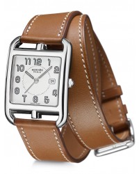 Hermes Cape Cod  Digital Women's Watch, Stainless Steel, Silver Dial, W021460WW00