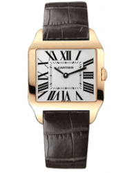 Cartier Dumont  Quartz Unisex Watch, 18K Yellow Gold, Silver Dial, W2009251