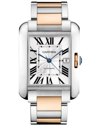 Cartier Tank Anglaise  Automatic Men's Watch, Stainless Steel, Silver Dial, W5310006