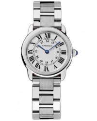 Cartier Ronde Solo  Quartz Women's Watch, Stainless Steel, White Dial, W6701004