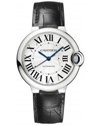 Cartier Ballon Bleu  Automatic Mid-Size Watch, Stainless Steel, Silver Dial, W69017Z4