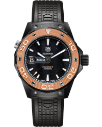 Tag Heuer Aquaracer 500M  Automatic Men's Watch, PVD, Black Dial, WAJ2182.FT6015