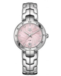 Tag Heuer Link  Quartz Women's Watch, Stainless Steel, Pink Dial, WAT1313.BA0956