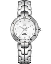 Tag Heuer Link  Automatic Women's Watch, Stainless Steel, White Dial, WAT2315.BA0956