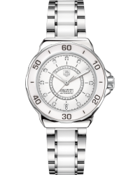 Tag Heuer Formula 1  Automatic Women's Watch, Stainless Steel, White & Diamond Dial, WAU2211.BA0861