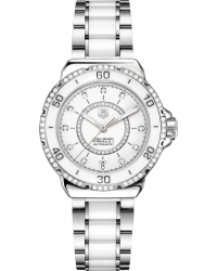 Tag Heuer Formula 1  Automatic Women's Watch, Stainless Steel, White & Diamond Dial, WAU2213.BA0861