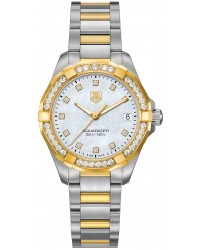 Tag Heuer Aquaracer  Quartz Women's Watch, Stainless Steel, Mother Of Pearl & Diamonds Dial, WAY1353.BD0917