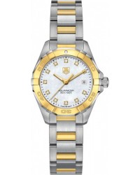 Tag Heuer Aquaracer  Quartz Women's Watch, Stainless Steel, Mother Of Pearl Dial, WAY1451.BD0922